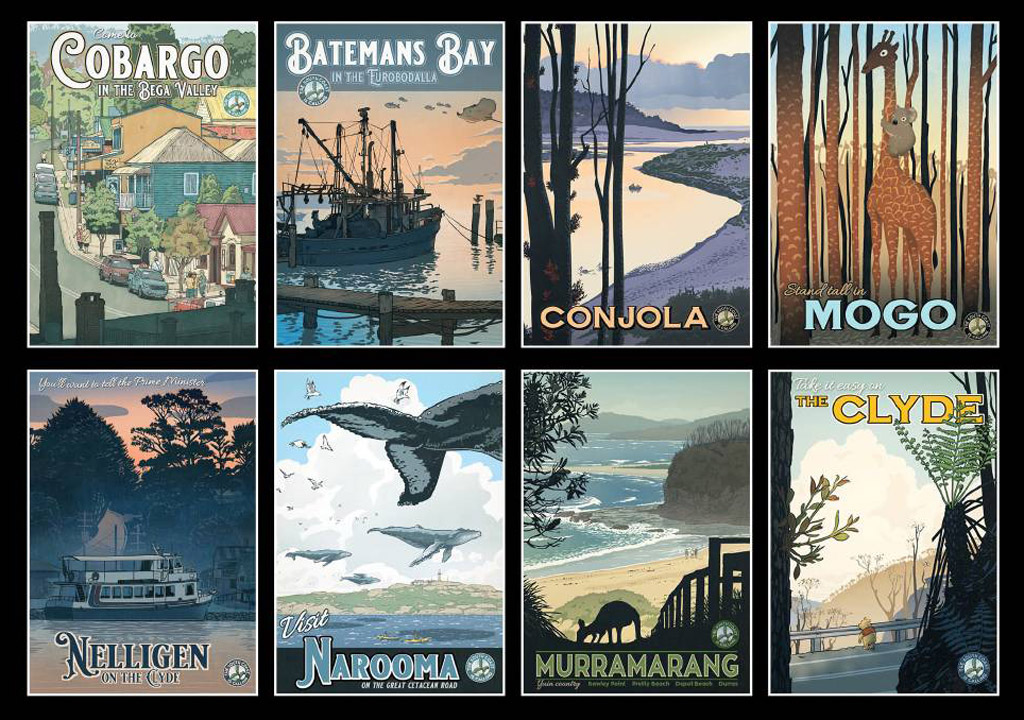 Posters of the NSW South Coast